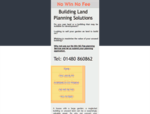 Tablet Screenshot of buildinglandplanning.co.uk